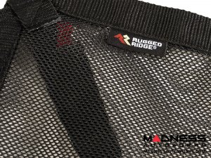 Jeep Wrangler JL Fortis Tube Door Covers - Rear - Black Jeep Wrangler JL Fortis Tube Door Covers - Rear - Black